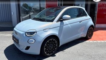 50000 : Hyundai Saint-Lô - GCA - FIAT 500 - 500 - Celestial Blue tri-couche - Traction - Electrique