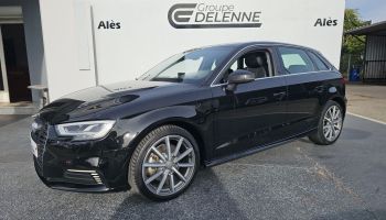 30100 : Hyundai Alès - Auto Hall - AUDI A3 SPORTBACK Design Luxe - A3 III - Noir - Boîte séquentielle - Essence / Courant électrique