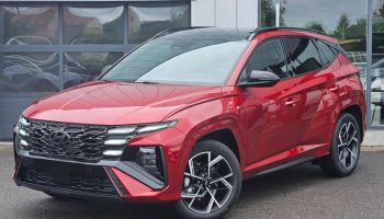 57685 : Hyundai Metz - Theobald Automobiles - HYUNDAI Tucson - Tucson - Ultimate Red Métal - Traction - Hybride : Essence/Electrique