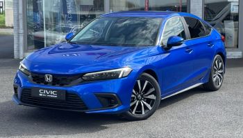 57200 : Hyundai Sarreguemines - Theobald Automobiles - HONDA Civic - Civic - Bleu Cristallin Premium Métallisé - Traction - Hybride : Essence/Electrique