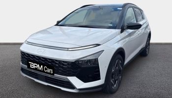 36000 : Hyundai Châteauroux - BPM Cars - HYUNDAI Bayon - Bayon - Atlas White Métal/Toit+rétros Black - Traction - Essence