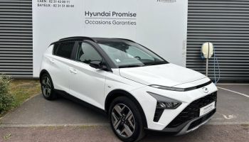 14100 : Hyundai Lisieux - Trajectoire Automobiles - HYUNDAI Bayon - Bayon - Atlas White/Toit/rétros Black - Traction - Essence/Micro-Hybride