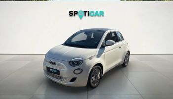 33260 : Hyundai Arcachon - Sipa Automobiles - FIAT 500e CABRIOLET Nouvelle 500 - 500 III ELECTRIQUE - Blanc - Automate à fonct. Continu - Courant électrique