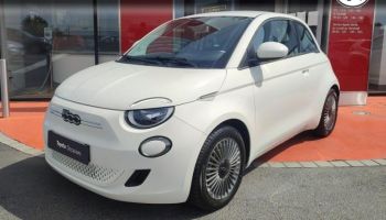 50000 : Hyundai Saint-Lô - GCA - FIAT 500 - 500 - Blanche - Traction - Electrique