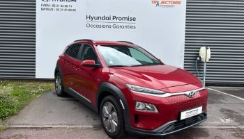 14100 : Hyundai Lisieux - Trajectoire Automobiles - HYUNDAI Kona - Kona - Sunset Red Métal - Traction - Electrique