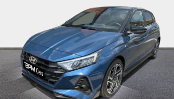 45200 : Hyundai Montargis - ELLIPSE Automobiles - HYUNDAI i20 - i20 - Vibrant Blue Métal/Toit+rétros Black - Traction - Essence