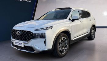06130 : Hyundai Grasse - Garage Jean Cauvin - HYUNDAI SANTA FE Executive - SANTA FE IV - Blanc - Boîte automatique - Essence / Courant électrique