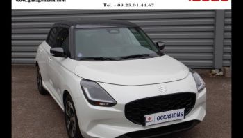 52000 : Hyundai Chaumont - Garage Michel Bazin - SUZUKI Swift - Swift - Pure White Pearl Metal/Toit Min Gray - Traction - Essence/Micro-Hybride