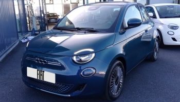 50000 : Hyundai Saint-Lô - GCA - FIAT 500 - 500 - Ocean Green métal - Traction - Electrique