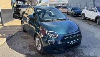 04100 : Hyundai Manosque - Pedinielli - FIAT 500e BERLINE Action - 500 III ELECTRIQUE - Bleu - Automate à fonct. Continu - Courant électrique