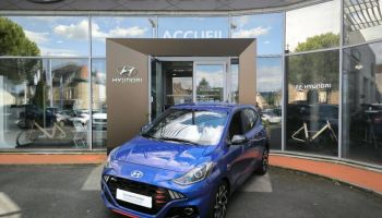 19100 : Hyundai Brive-la-Gaillarde - Garage Pouget - HYUNDAI i10 - i10 - Intense Blue Métal - Traction - Essence