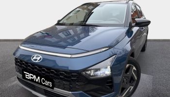 92250 : Hyundai La Garenne-Colombes - BPM Cars - HYUNDAI Bayon - Bayon - Vibrant Blue Métal/Toit+rétros Black - Traction - Essence