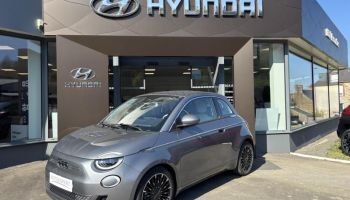 50300 : Hyundai Avranches - GCA - FIAT 500 - 500 - Mineral Grey métal - Traction - Electrique