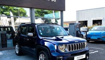 84120 : Hyundai PERTUIS - SA PEDINIELLI - JEEP RENEGADE Limited - RENEGADE - Bleu - Boîte manuelle - Essence sans plomb