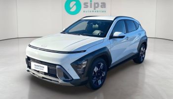 33140 : Hyundai Bordeaux Sud Villenave d'Ornon - Sipa Automobiles - HYUNDAI KONA Executive - KONA II - Blanc - Automate sequentiel - Essence / Courant électrique