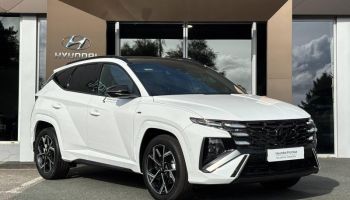 29000 : Hyundai Quimper - Iroise Automobiles - HYUNDAI Tucson - Tucson - Serenity White Métal - Traction - Hybride : Essence/Electrique