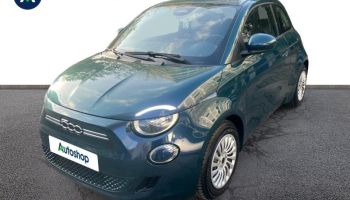 75013 : Hyundai Paris 13 - BPM Cars - FIAT 500 - 500 - Ocean Green métal - Traction - Electrique