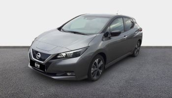 18230 : Hyundai Bourges - ELLIPSE Automobiles - NISSAN Leaf - Leaf - Gris Squale+toit+rétros Noir - Traction - Electrique