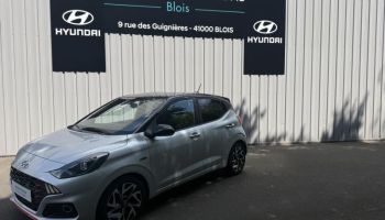 41000 : Hyundai Blois - Mondial des Nations - HYUNDAI i10 - i10 - Sleek Silver Métal/Toit/rétros Black - Traction - Essence
