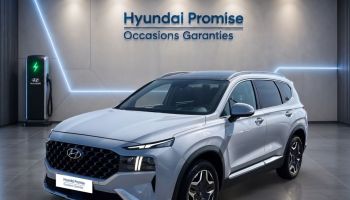 85000 : Hyundai MoceanRent | La Roche-sur-Yon - Océane Auto - HYUNDAI SANTA FE Executive - SANTA FE IV - Blanc - Boîte automatique - Essence / Courant électrique