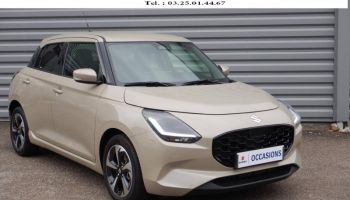 52000 : Hyundai Chaumont - Garage Michel Bazin - SUZUKI Swift - Swift - Caravan Ivory Pearl Metal - Transmission intégrale - Essence/Micro-Hybride