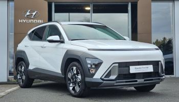 29000 : Hyundai Quimper - Iroise Automobiles - HYUNDAI Kona - Kona - Atlas White - Traction - Hybride : Essence/Electrique