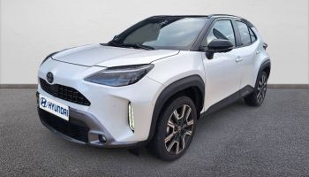 42100 : Hyundai Saint-Etienne - Ravon Automobile - TOYOTA YARIS CROSS HYBRIDE Premiere - YARIS CROSS - Blanc - Automate à fonct. Continu - Essence / Courant électrique