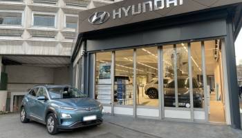 75013 : Hyundai Paris 13 - Bayard Automobiles - HYUNDAI Kona - Kona - Bleu - Traction - Electrique