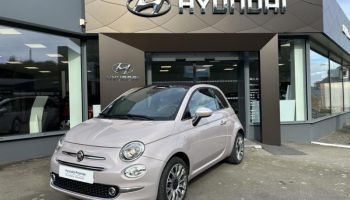 50300 : Hyundai Avranches - GCA - FIAT 500 - 500 - Coloris Pastel Powder Pink - Traction - Essence/Micro-Hybride