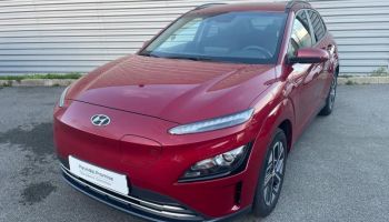 29200 : Hyundai Brest - Iroise Automobiles - HYUNDAI Kona - Kona - Sunset Red Métal - Traction - Electrique