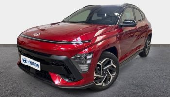 44600 : Hyundai Saint-Nazaire - Pacific Cars - HYUNDAI Kona - Kona - Ultimate Red métallisé/Toit/rétros Black - Traction - Hybride : Essence/Electrique