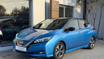 13200 : HYUNDAI Arles - Lexa Automobile - NISSAN LEAF 2019 N-Connecta - LEAF II - Bleu - Automate à fonct. Continu - Courant électrique
