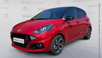 67800 : Hyundai Strasbourg - HESS Automobile - HYUNDAI i10 - i10 - Dragon Red Métal/Toit/rétros Black - Traction - Essence