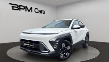 75013 : Hyundai Paris 13 - BPM Cars - HYUNDAI Kona - Kona - Atlas White - Traction - Hybride : Essence/Electrique