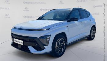 67800 : Hyundai Strasbourg - HESS Automobile - HYUNDAI Kona - Kona - Atlas White/Toit/rétros Black - Traction - Hybride : Essence/Electrique