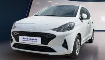 06130 : Hyundai Grasse - Garage Jean Cauvin - HYUNDAI i10 - i10 - BLANCHE - Traction - Essence