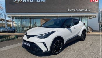 67800 : Hyundai Strasbourg - HESS Automobile - TOYOTA C-HR - C-HR - Blanc Lunaire nacré bi-ton - Traction - Hybride : Essence/Electrique