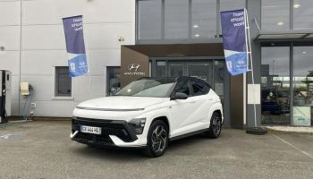 65000 : Hyundai Tarbes i-AUTO - HYUNDAI Kona - Kona - Atlas White/Toit/rétros Black - Traction - Hybride : Essence/Electrique