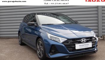 52000 : Hyundai Chaumont - Garage Michel Bazin - HYUNDAI i20 - i20 - Vibrant Blue Métal/Toit+rétros Black - Traction - Essence