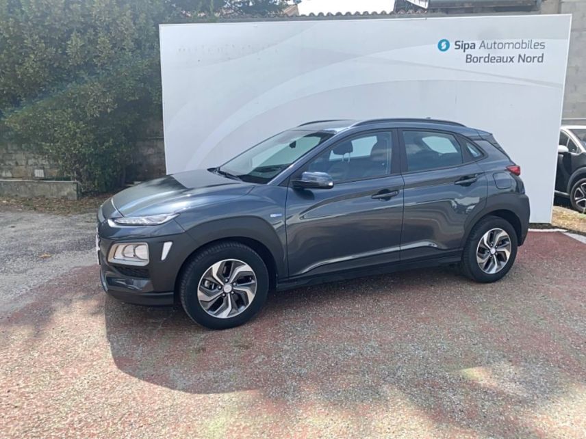 33110 : Hyundai Bordeaux Nord Le Bouscat - Sipa Automobiles - HYUNDAI KONA HYBRID Intuitive - KONA - Gris - Automate sequentiel - Essence / Courant électrique