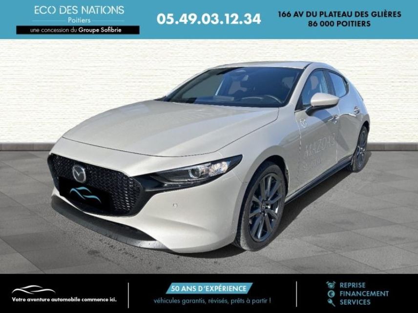 86000 : Hyundai Poitiers - Eco des Nations - MAZDA Mazda 3 - Mazda 3 - Platinum Quartz Métallisé - Traction - Essence/Micro-Hybride