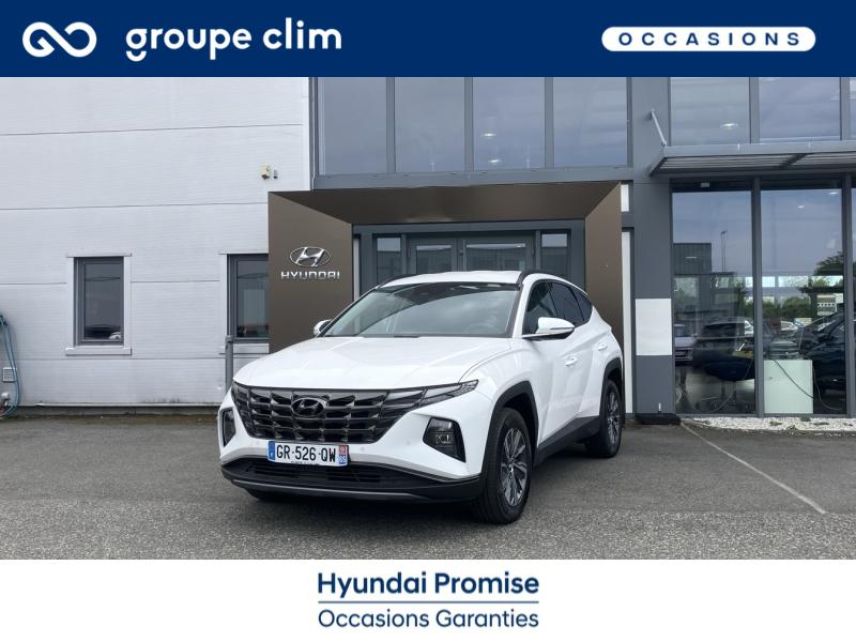 65000 : Hyundai - Groupe Clim - Tarbes - HYUNDAI Tucson - Tucson - Serenity White Métal - Traction - Hybride : Essence/Electrique