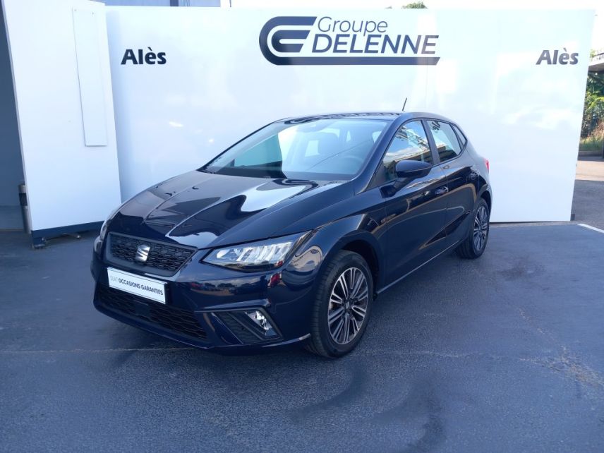 30100 : Hyundai Alès - Auto Hall - SEAT IBIZA Style - IBIZA V - Bleu - Boîte manuelle - Essence sans plomb