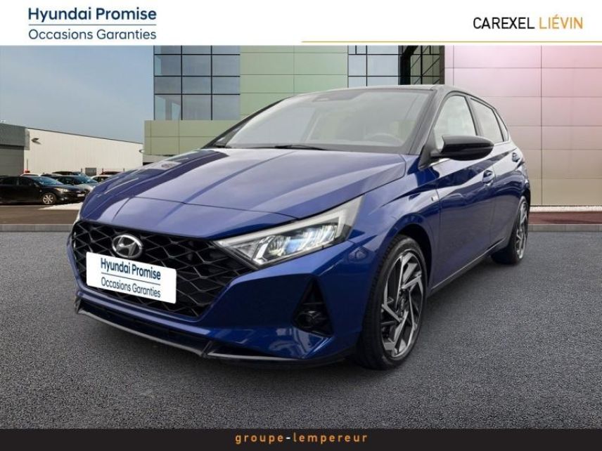 62800 : Hyundai Lens - Groupe Lempereur - HYUNDAI i20 - i20 - Intense Blue Métal/Toit/rétro Black - Traction - Essence/Micro-Hybride