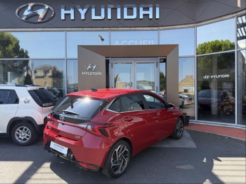19100 : Hyundai Brive-la-Gaillarde - Garage Pouget - HYUNDAI i20 - i20 - Dragon Red Métal - Traction - Essence/Micro-Hybride