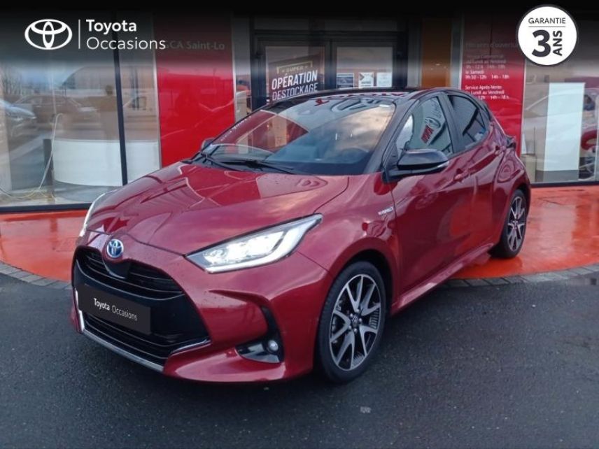 50000 : Hyundai Saint-Lô - GCA - TOYOTA Yaris - Yaris - Bi ton rouge allure   noir - Traction - Hybride : Essence/Electrique