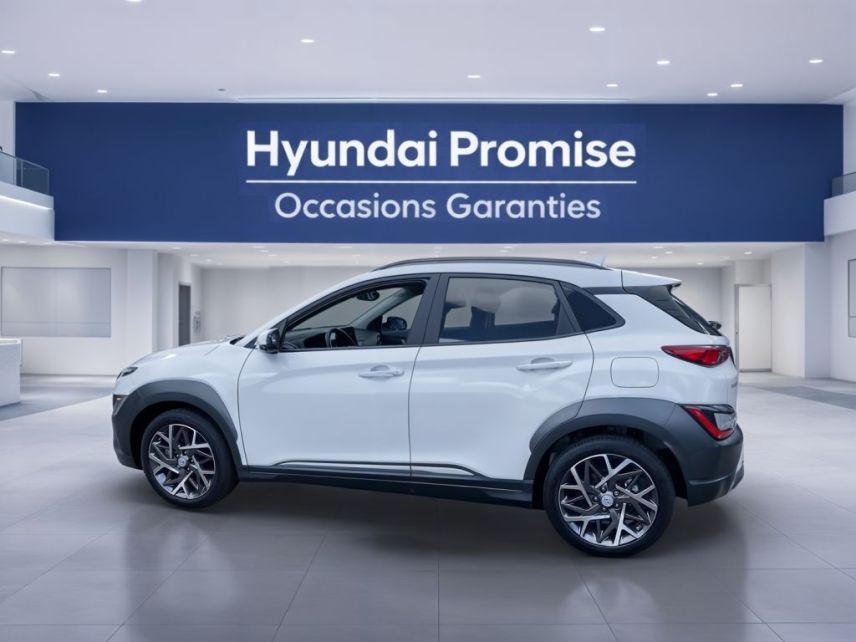 49070 : Hyundai Angers - Oceane Automobiles - HYUNDAI KONA HYBRID Creative - KONA - Blanc - Automate sequentiel - Essence / Courant électrique