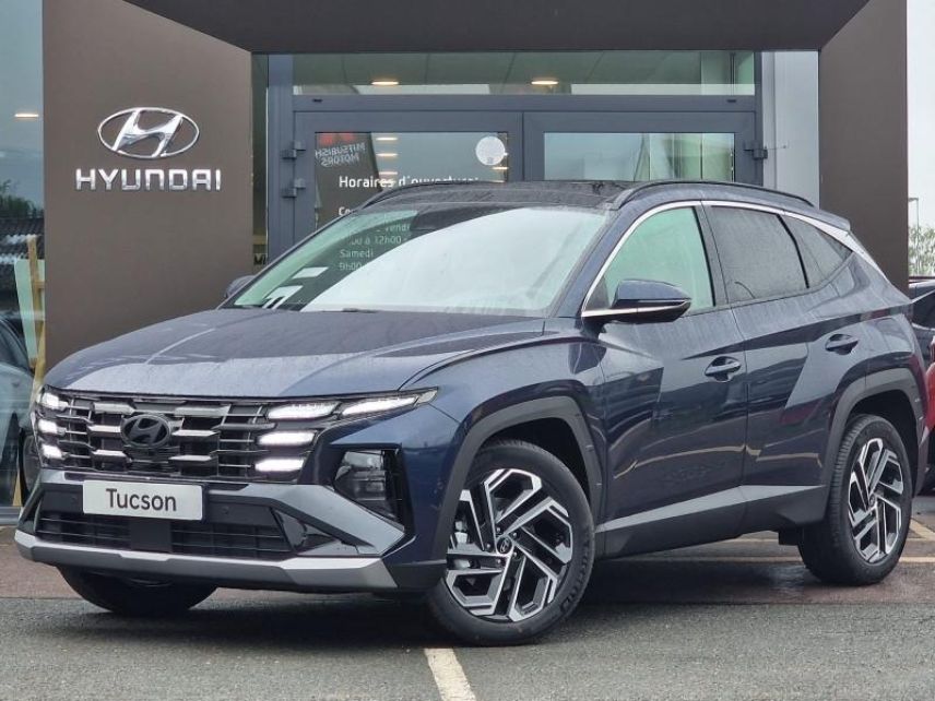 57200 : Hyundai Sarreguemines - Theobald Automobiles - HYUNDAI Tucson - Tucson - Sailing Blue Métal - Traction - Hybride : Essence/Electrique