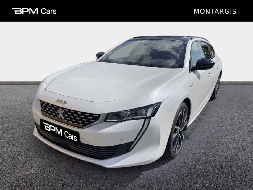 45200 : Hyundai Montargis - BPM Cars - PEUGEOT 508 SW - 508 SW - Blanc Nacré - Traction - Hybride rechargeable : Essence/Electrique