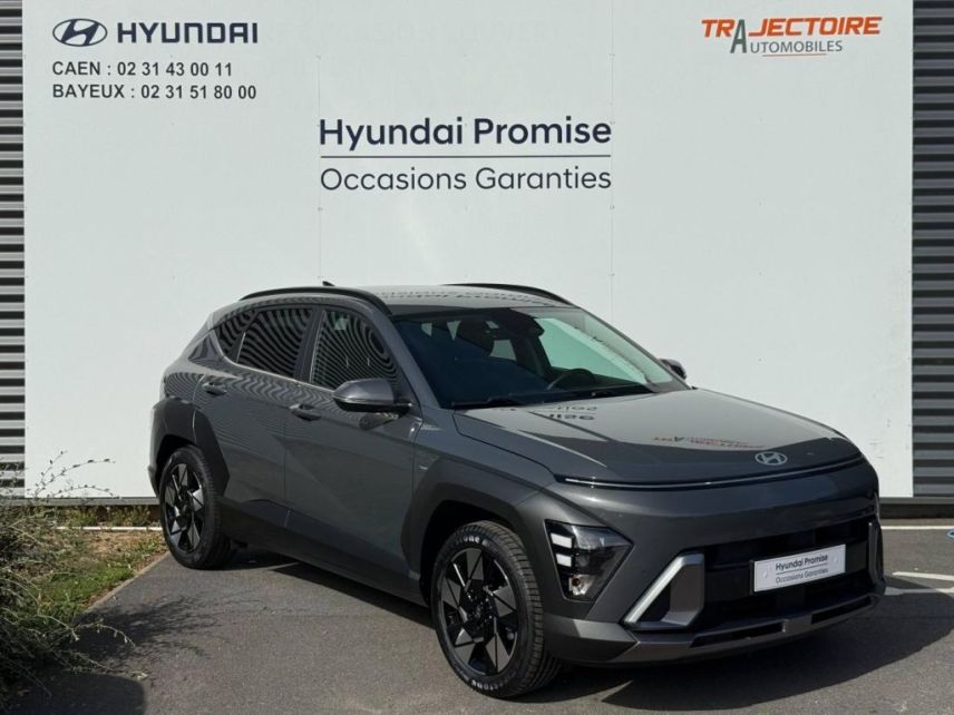 14100 : Hyundai Lisieux - Trajectoire Automobiles - HYUNDAI Kona - Kona - Ecotronic Gray perlé métallisé - Traction - Hybride : Essence/Electrique